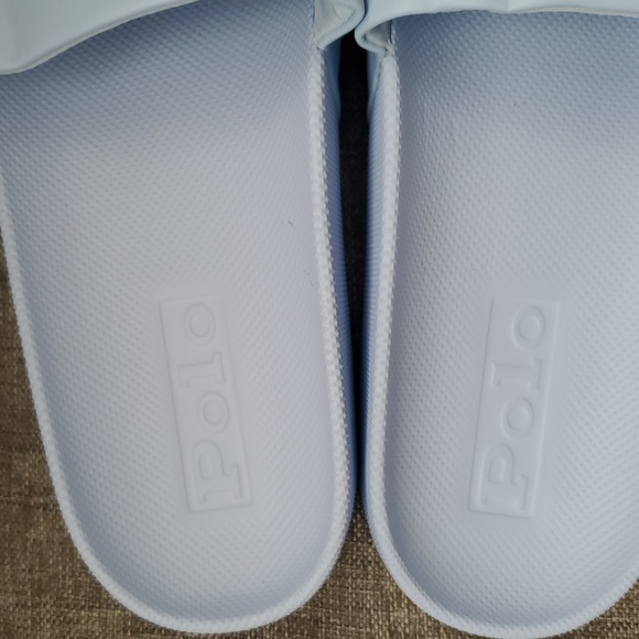 POLO RALPH LAUREN CAYSON MEN'S SLIDES COLOR ELITE BLUE SIZE 13D - Picture 3 of 5